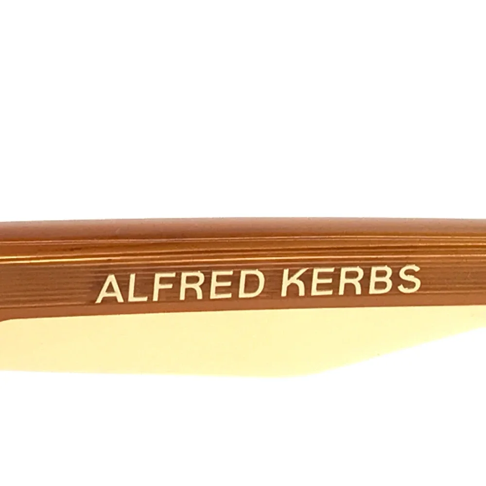 Alfred Kerbs Sunglasses ANDREA OG Orange Cat Eye Frames w/ Gradient Gray Lenses
